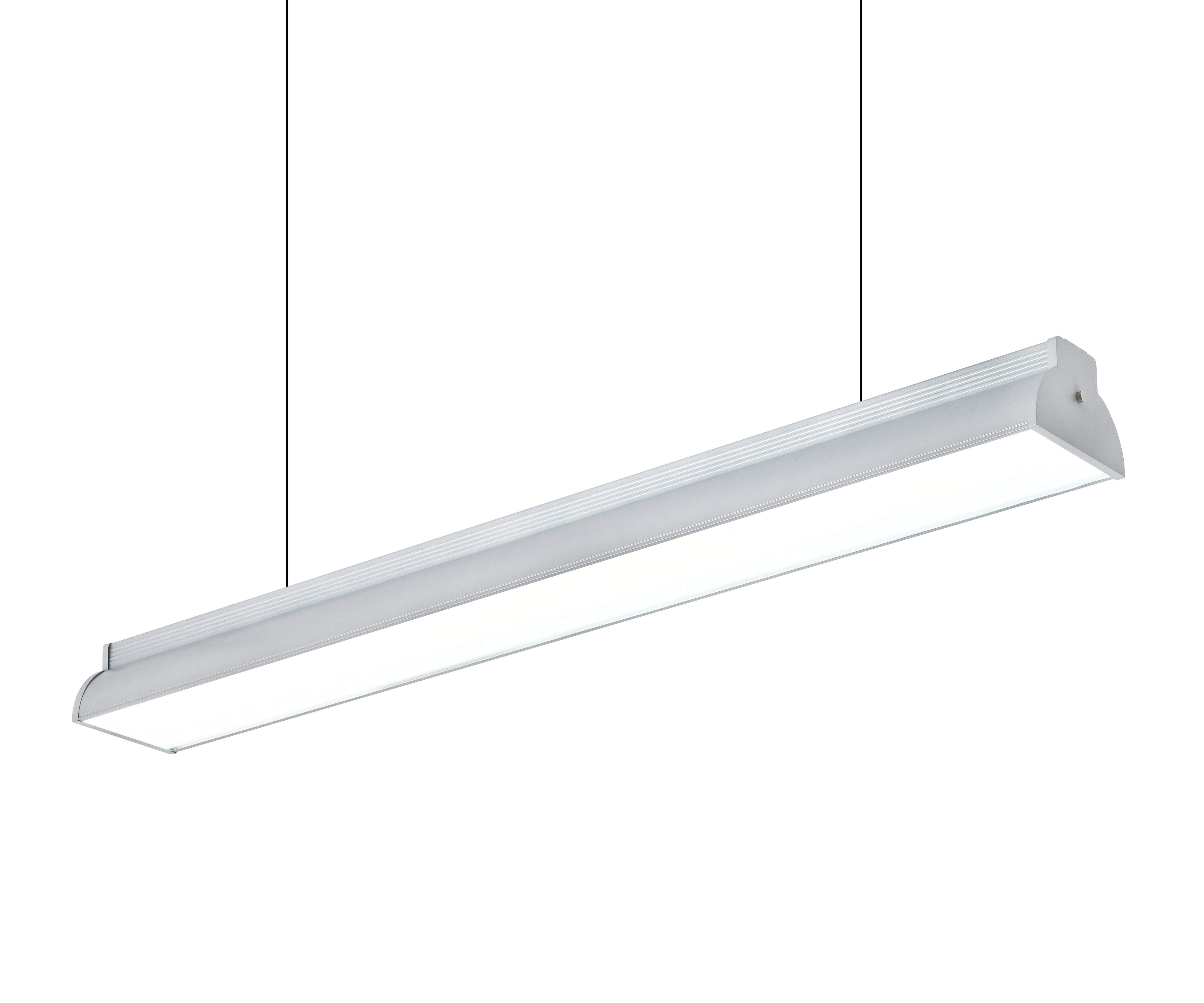 Modern LED linear pendant light for commercial lighting