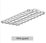 Wire guard for LED lighting fixture protection
