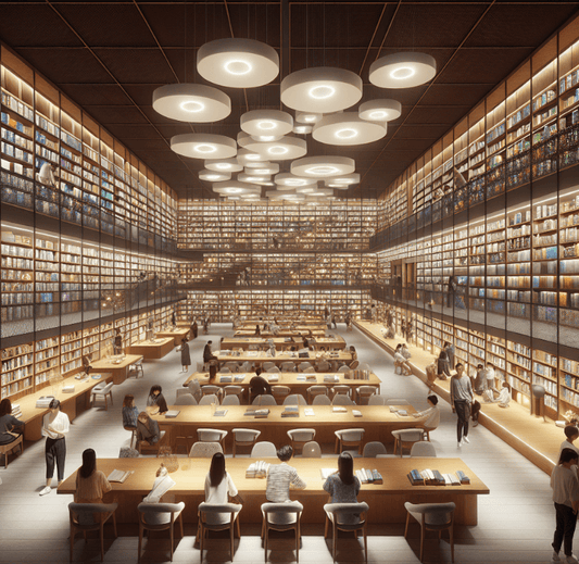 LED Lights for Libraries with Tall Bookshelves