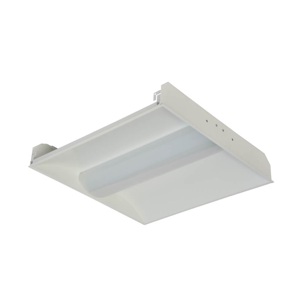 Halcon LED Troffer Light HG-L249 with adjustable wattage and color temperature for energy-efficient lighting in offices and retail spaces