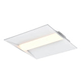 LED Troffer Light HG-L249C with CCT and Wattage Selectable features for energy-efficient modern office lighting.