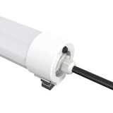 Close-up of Vapor Tight LED Light IP65 C2316 end cap and cable connection, designed for industrial and severe conditions
